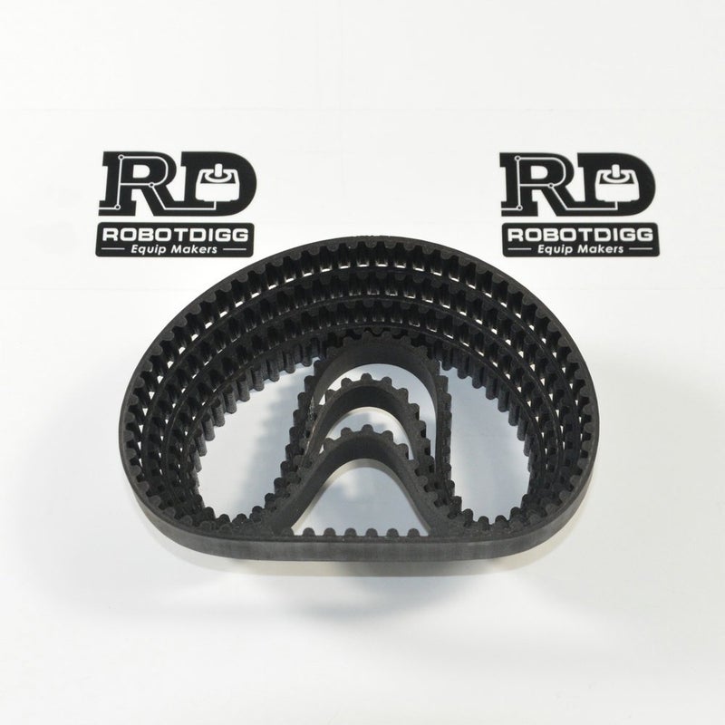 RobotDigg 330-5M-12 Endless HTD5M Belt 330mm Length 66 Teeth 5M Synchronous Belt 5mm Pitch 12mm Width HTD5M Closed Loop Timing Belt Pack of 2pcs - Image 5